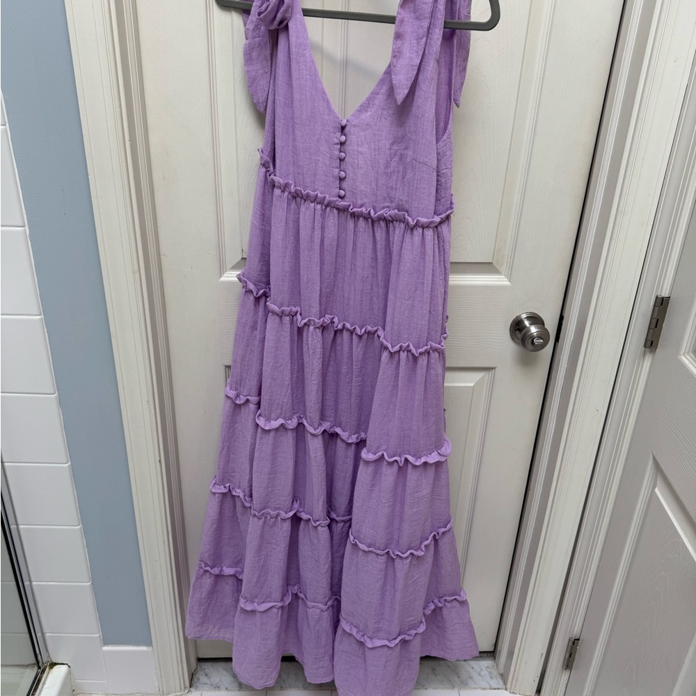 Vici Lilac Flowing Dress